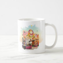 Arche de Mardi Gras Galveston, inspirée d'aquarell