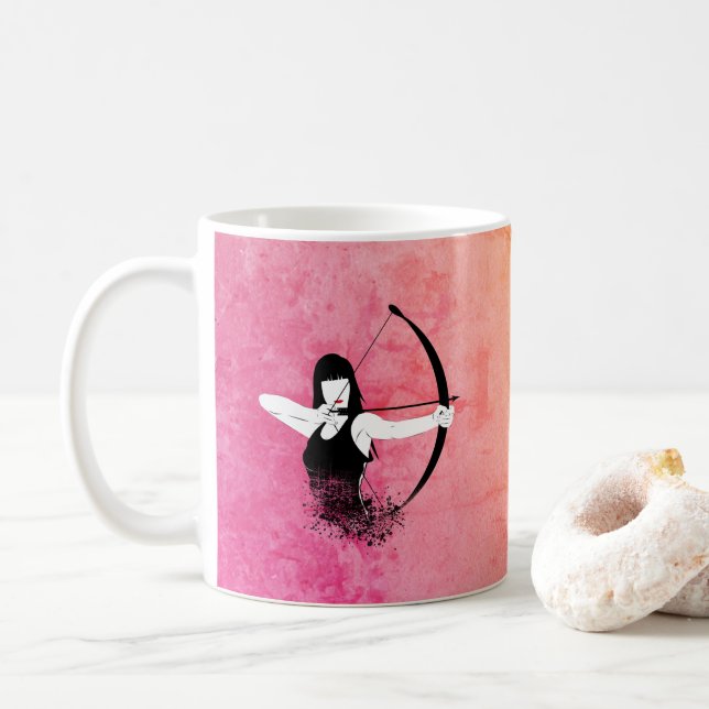 Mug Archer féminin (Avec donut)