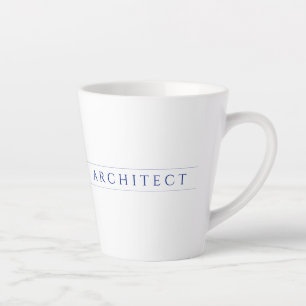Mug ARCHITECT Latte / Bleu marine