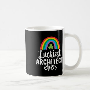 Mug Architecte le plus chanceux Saint Patrick jour trè