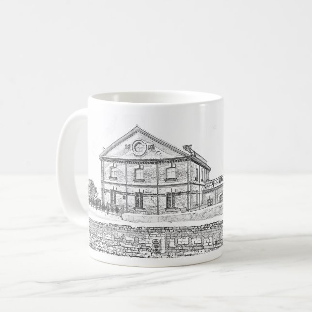Mug Architecture d'Orcha en Biélorussie (Devant gauche)