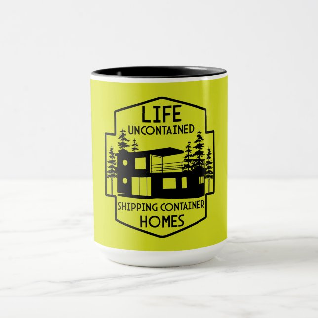 Mug Architecture du conteneur d'expédition (Centre)