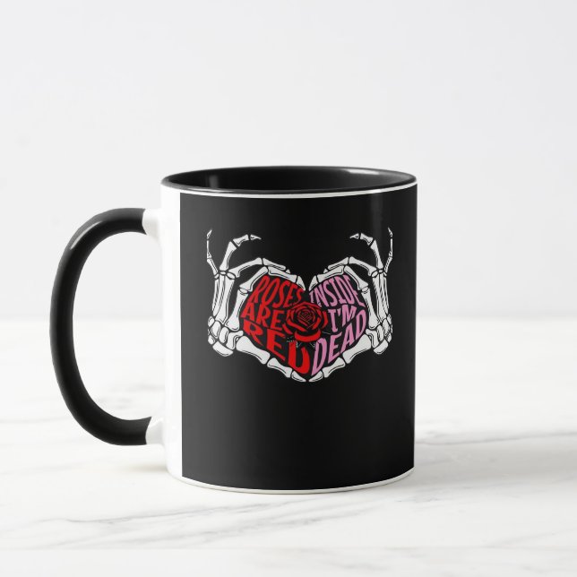 Mug Are Read Inside I'm Dead - Sarcastique Valentine's (Gauche)