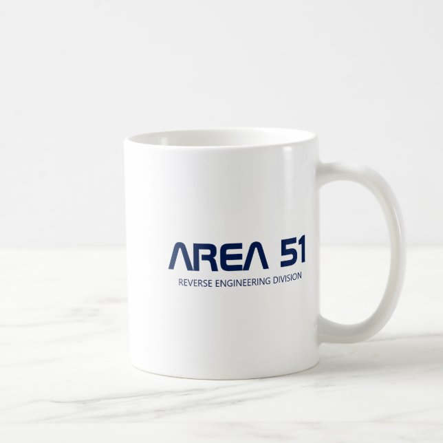 Mug Area 51 Reverse Engineering Alien Ufo Paranormal  (Droite)