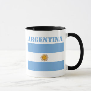 Mug Argentine Drapeau Football Football Argentine Bleu