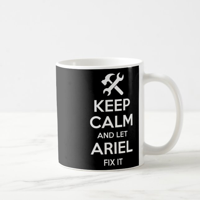 Mug Ariel Corriger la citation drôle Anniversaire Nom  (Droite)