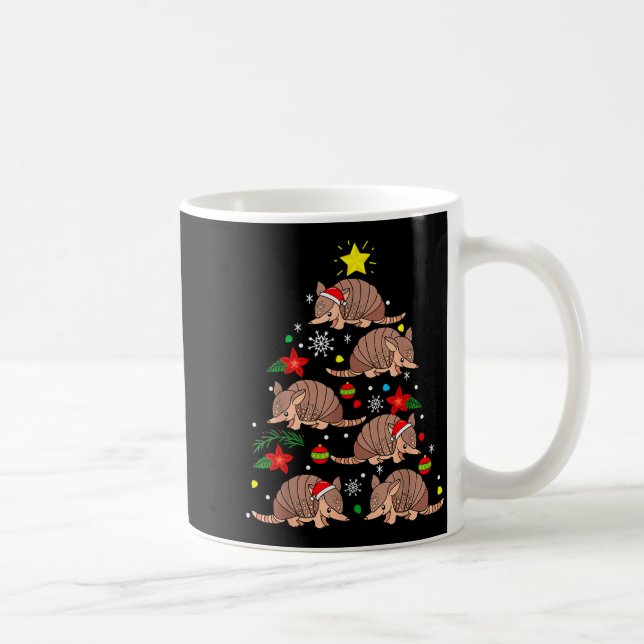 Mug Armadillo Christmas Ornament Tree Funny Zookeeper  (Droite)