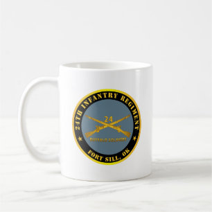 Mug Armée - 24e Régiment d'infanterie - Fort Sill, OK