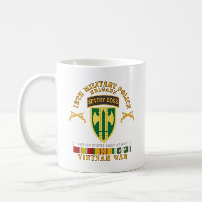 Mug Armée - Brigade du 18e député - Onglet Chiens de s (Gauche)