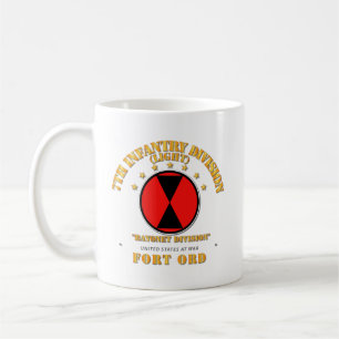 Mug Armée de terre - 7e Division d'infanterie - Ft Ord