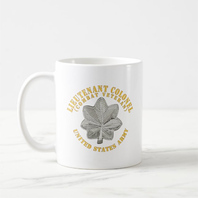 Mug Armée - Lieutenant-colonel - FLC - Vétéran de comb (Gauche)