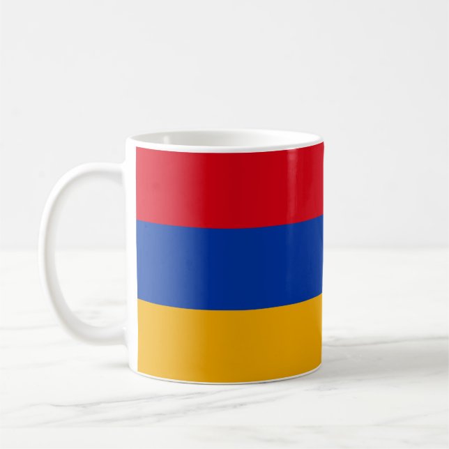 Mug Arménie Drapeau en céramique Musique (Gauche)