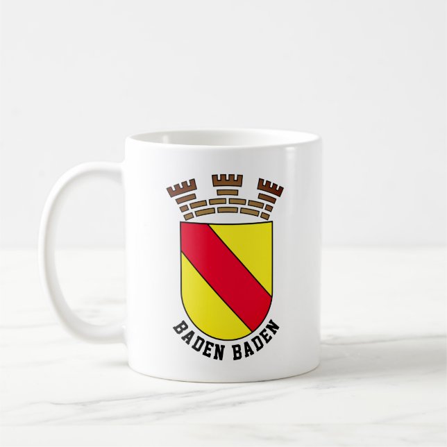 Mug Armoiries de Baden Baden - ALLEMAGNE (Gauche)