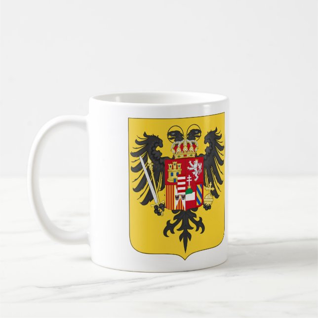 Mug Armoiries De Charles Saint Empereur Romain Coffee  (Gauche)