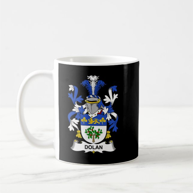 Mug Armoiries de Dolan Crest de famille  (Gauche)