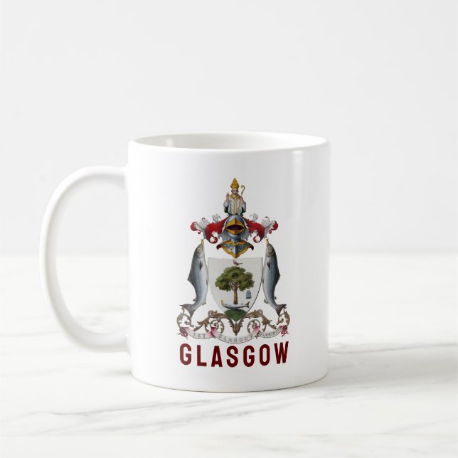 Mug Armoiries de Glasgow, ÉCOSSE (Gauche)