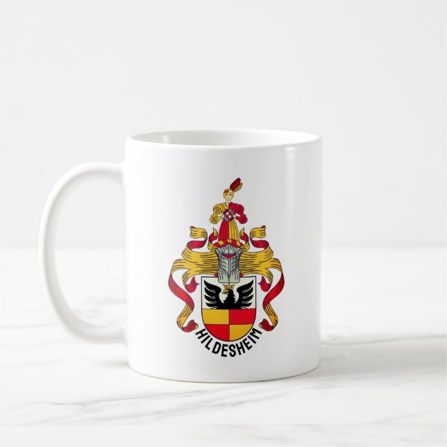Mug Armoiries de Hildesheim, Allemagne (Gauche)