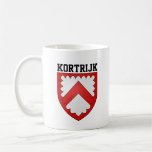 Mug Armoiries de Kortrijk, Belgique