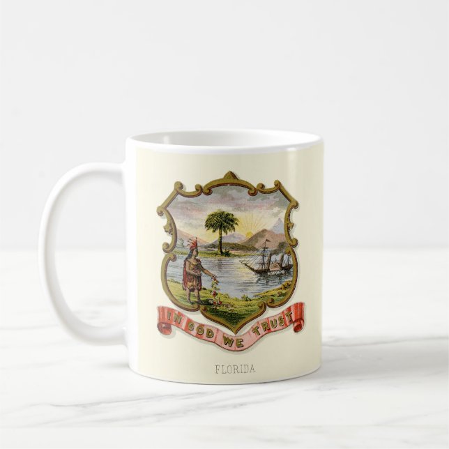 Mug Armoiries de l'État de Floride (1876) (Gauche)