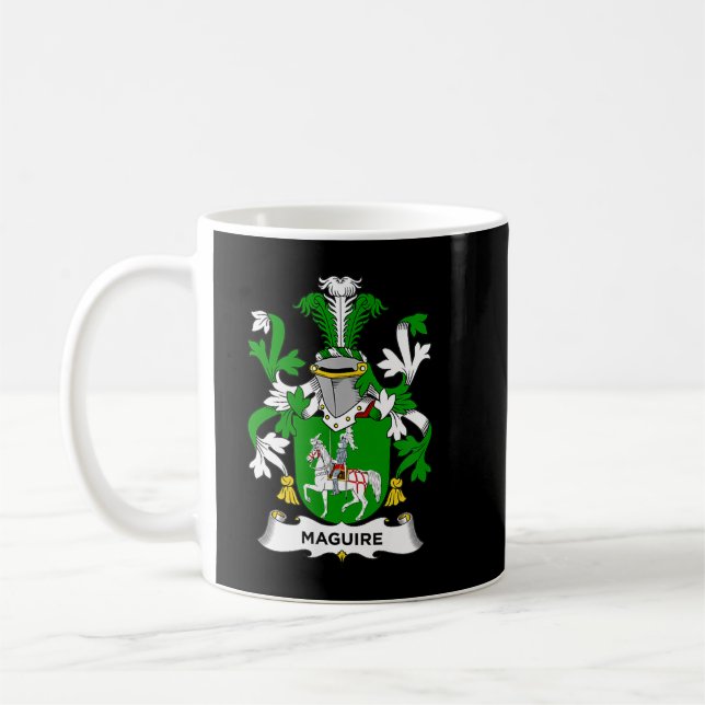 Mug Armoiries de Maguire Armoiries de la famille Crest (Gauche)