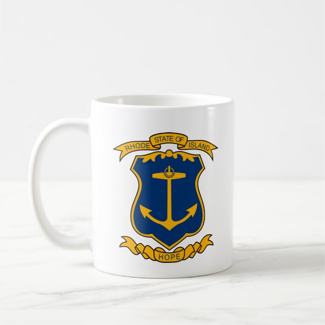 Mug Armoiries de Rhode Island (Gauche)