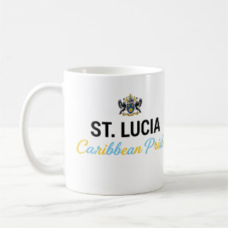 Mug Armoiries de Sainte-Lucie | Fierté Quotidienne