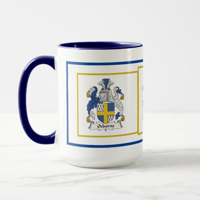 Mug Armoiries Osborne De Famille* Armoiries Osborne* (Gauche)