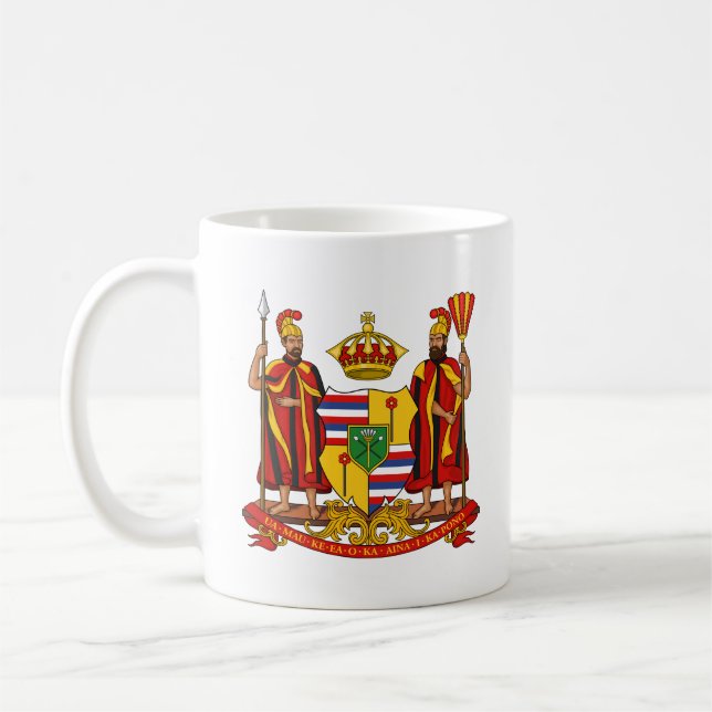 Mug Armoiries royales du Royaume d'Hawaï (Gauche)