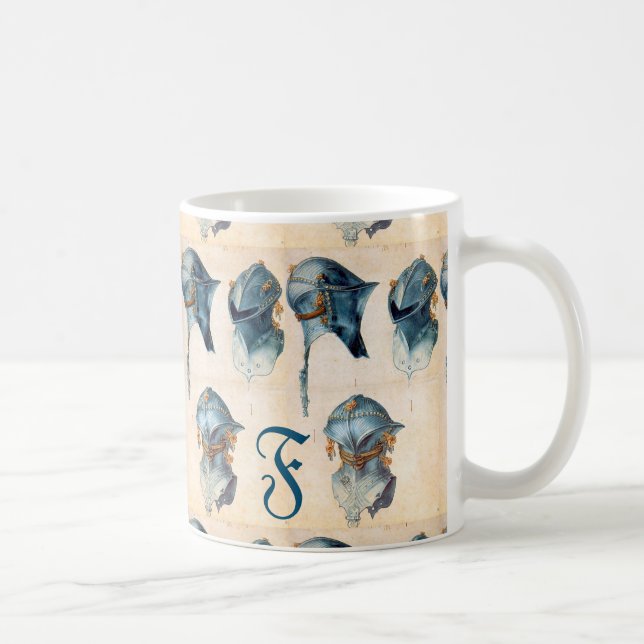 MUG ARMOURS ANCIENS /TROIS ÉTUDES D'UN MONOGRAMME DE C (Droite)