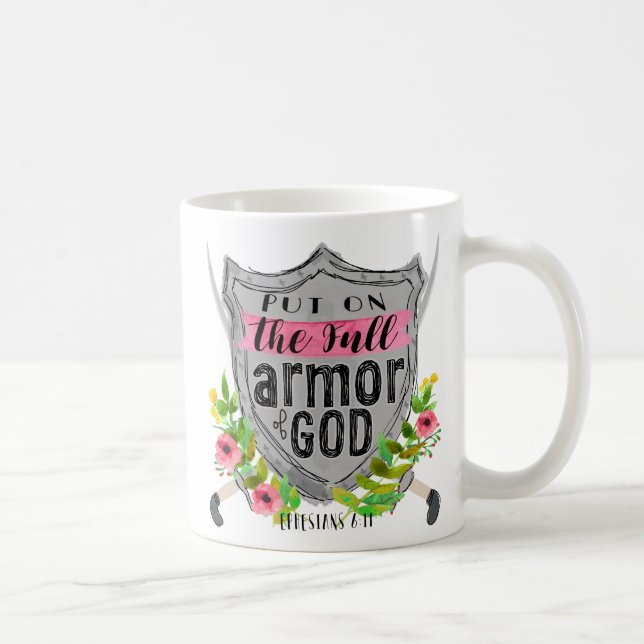 Mug Armure de rose de Dieu (Droite)