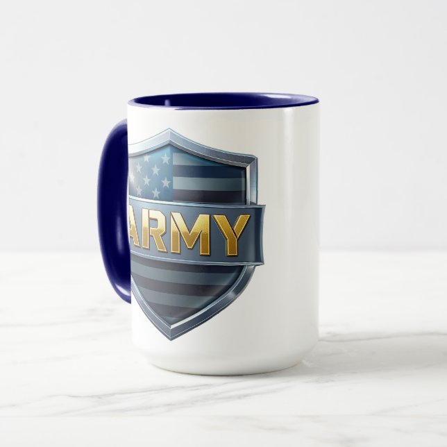 Mug Army Flag Shield (Devant gauche)