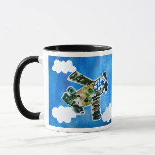 Mug Army Jet "Art by Kids"