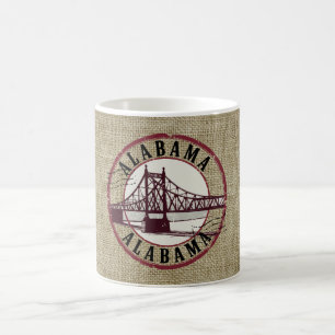 Mug Arrêt du pont Retro Alabama