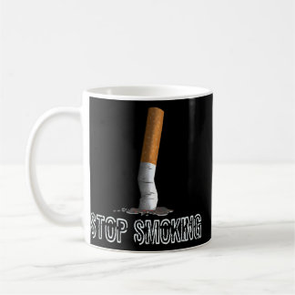 Mug Arrêter De Fumer Toucher La Cigarette Butt Anti-Ta