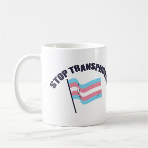 Mug Arrêter la boue de transphobie
