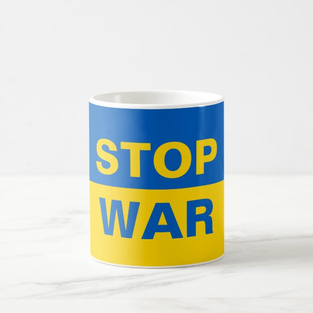 Mug Arrêtez la guerre Ukraine ukrainienne (Centre)