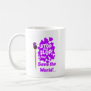 Mug Arrêtez la tambouille Sauvons le monde Pas d'IA au