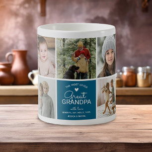 Mug ARRIÈRE GRAND-PÈRE 'le plus aimé' Collage de photo