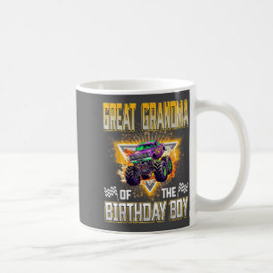 Mug Arrière-mémé du camion monstre du garçon du jour d