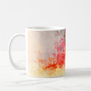 Mug Arrière - plan Abstrait peint brossé. Brosse