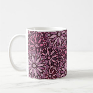 Mug arrière - plan abstrait vintage. Style Mandala. co