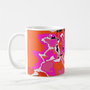 Mug Arrière - plan Acid Vivid Digital Psychedelic bril