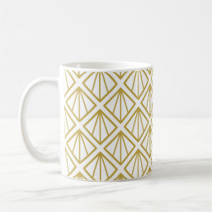 Mug Arrière - plan Art déco. art, déco, motif, vintage