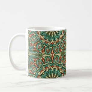 Mug Arrière - plan coloré à motifs ethniques. Arabe