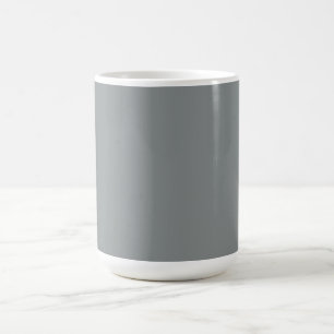 Mug Arrière - plan couleur gris argenté personnalis