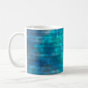 Mug arrière - plan créatif bleu Abstrait