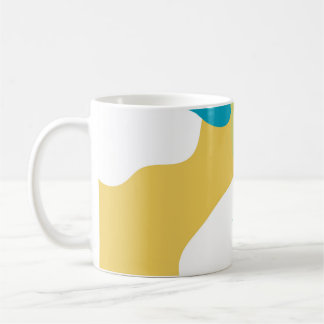 Mug Arrière - plan design Memphis coloré vintage80, 90
