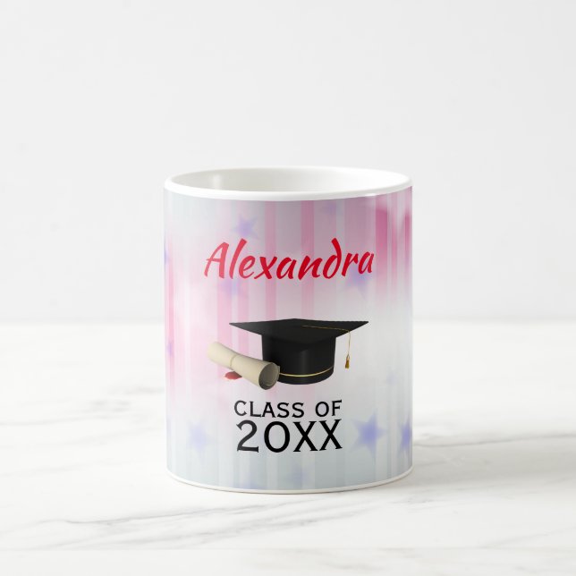 Mug Arrière - plan du drapeau américain (Centre)