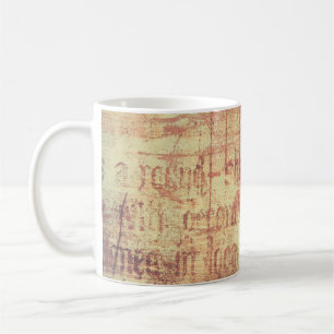 Mug Arrière - plan en aluminium vieilli