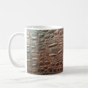 Mug Arrière-plan en cuir véritable texture, embo